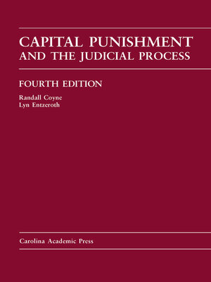cover image of Capital Punishment and the Judicial Process